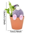 thumbnail image 3 of Easter Bunny Mini Planter Adorable Rabbit Pot Ideal Tray Ornament For Home Style, 3 of 7