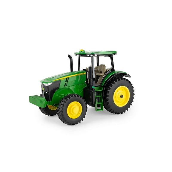 TOMY John Deere LP87295 1:16 Scale 7260R Tractor – Die-Cast Body, Steerable Front Axle & Rear Hitch