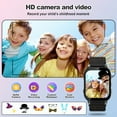 thumbnail image 5 of SHANNA Kids Smart Watch for Boys Girls Aged 4-12,  1.83'' HD Touch Screen with 30 Games and 140 Learning Cards, Music Player Camera Pedometer Story Telling, Black, 5 of 11