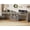 Grey, variant on SEDETA 2 Person Desk, 94.5 Inch Extra Long Computer Desk with Large Filing Drawer & Outlets, Farmhouse Double Workstation Corner Desk with Storage Shelves for Home Office, Black + Brown