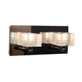 thumbnail image 1 of 62281-CH-CLFR Sophie 2 Light Vanity Light Wall Light - Chrome, 1 of 1