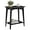 Charcoal Gray, variant on Side Table, 2-Tier Small Rectangular End Table, 11.8 x 18.9 x 21.8 Inches, Nightstand with Tapered Legs, Curved Transitions, for Small Spaces, Honey Brown