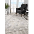thumbnail image 1 of homeroots home decor 390576 5’ x 8’ Cream and Gray Decorative Area Rug, 1 of 1