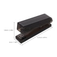 thumbnail image 2 of CHICHUMID Elegant Black Desktop Stapler for Home Office with Large Capacity and Convenient Use, 2 of 8