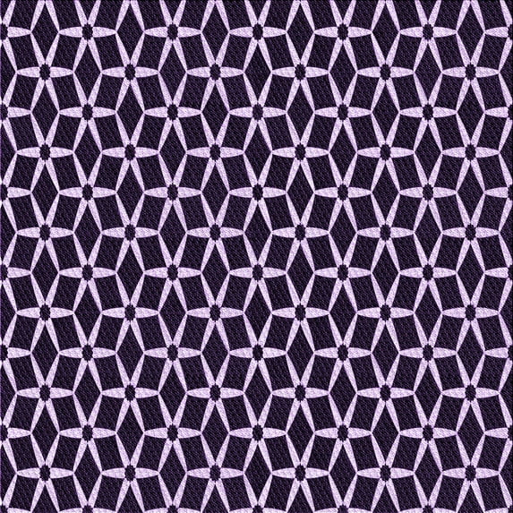 Ahgly Company Machine Washable Indoor Square Transitional Deep Purple Area Rugs, 6' Square