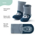 thumbnail image 3 of The Peanutshell Organic Baby Socks, Cotton Crew Socks for Boys 3 Months, Bold, 12 Pairs, 3 of 6