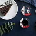 thumbnail image 6 of FMSHPON Independence Day Gnomes Set of 4 Round Coaster for Drinks, Absorbent Ceramic Stone Coasters Cup Mat with Cork Base for Home Kitchen Room Coffee Table Bar Decor, 6 of 6