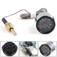 thumbnail image 1 of 2" 52mm Mechanical 40-130/110-265 Water Temp Gauge 12v Water Temperature Gauge Yellow Light Car Meter With Sensor Npt 1/2, 1 of 1