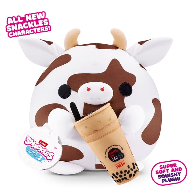 SNACKLES 8 inch Snackle (Kung Fu Bubble Tea) Bonnie the Cow, Ultra