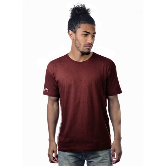 Daxton Tee Viking Symbol Create Your own Reality Short Sleeves Basic Tshirt - Cherry Heather, Medium