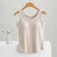 thumbnail image 4 of Otvok Womens Summer with Chest Cushion Camisole Bottom Layer Sleeveless Tank Top, 4 of 6