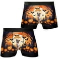 thumbnail image 3 of Mummy Boxer Happy Halloween with Pumpkins Bats Spooky Fun All Over Print Boxer Briefs Underwear for Men Dad Boxers Dog Lover Gifts Idea - 00019, 3 of 6