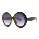 thumbnail image 1 of Gafas de sol redondas de gran tamaño para hombre y mujer, lentes de sol Unisex de estilo Retro, a la moda, de lujo, de diseñador de marca, color verde y negro, UV400 Fivean unisex, 1 of 2