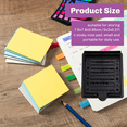 thumbnail image 6 of Postit Dispenser with Sticky Note Stencil,for 3x3 Inch Self-Sticky Notepad Maker Note Holder Clip with Template, 6 of 8