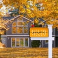 thumbnail image 5 of Fall Mailbox Cover 25.5x21 Inch, Hello Pumpkin Post Letter Box Covers, Autumn Harvest Thanksgiving Magnetic Waterproof Mail Wraps for Outdoor Yard Garden Large Oversized Mailbox Decor, 5 of 6