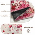 thumbnail image 6 of Area Rugs 2.7'x5', Valentine's Day Carpet for Living Room Bedroom Dining Room, Pink Gnomes Love Roses Romantic Beige Throw Kitchen Rugs Non Slip Washable Rectangle Indoor Outdoor Rugs, 6 of 8