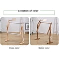 thumbnail image 5 of Adjustable Cross Stitch Frame Stand, Needlework Table Pine Wood Adjustable Height Quilting Frame Embroidery Stand With Accessories Kit For Home, 5 of 5