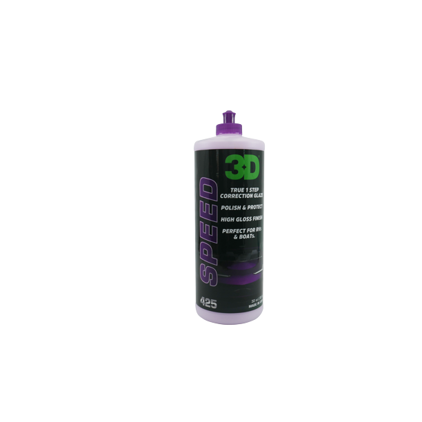 3D Speed All in One Polish/Wax Clear Coat Car Polish and Wax in One Paint Protection, Swirl