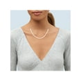 thumbnail image 4 of Women's Welry Oval-Cut Freshwater Pearl Necklace in 14kt Gold-Plated Sterling Silver, 16" + 2", 4 of 7