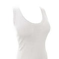 thumbnail image 6 of SNKSDGM Female Womens Tank Tops with Built in Bra Navy High Neck Tank Tops for Women Pack Women's Ribbed Knit Tank Top Sleeveless Neck Casual Shirt for Summer M, 6 of 8
