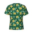 thumbnail image 6 of Vsdgher Tropical Fruit Print Men's Dry Fit Mesh Athletic Shirts Moisture Wicking Tennis T-Shirt Tops, 6 of 9