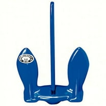 New Navy Anchor greenfield Products 920-w Weight 20 lbs. Boat Size Up to 24' Vinyl Coated Finish White