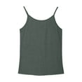 thumbnail image 3 of Girls Linen Camisole Tank Tops Summer Loose Cami Sleeveless Shirts Casual Spaghetti Undershirts for Gymnastics Dancewear, 3 of 5