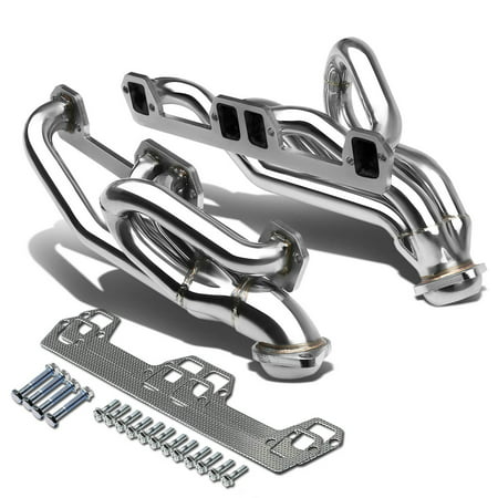 For 1994 to 2002 Dodge Ram 1500 / 2500 / 3500 4 -1 Design 2 -PC Stainless Steel Exhaust Header - 5.9L V8 95 96 97 98 99 00