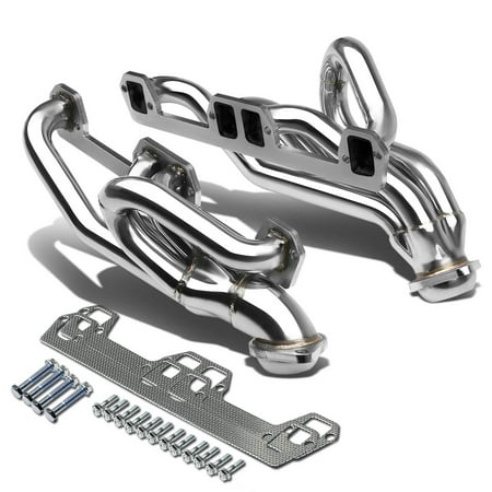 98 Sports Performance Exhaust For 1994 to 2002 Dodge Ram 1500 / 2500 / 3500 4 -1 Design 2 -PC Stainless Steel Exhaust Header - 5.9L V8 95 96 97 98 99 00 01 ()