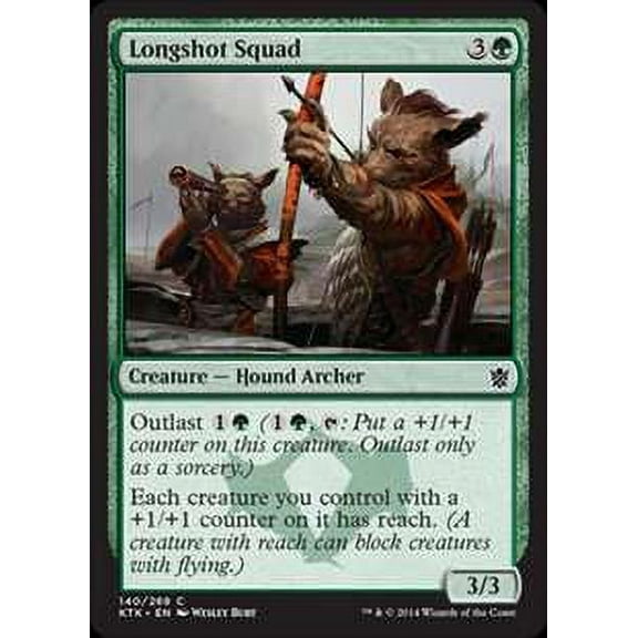 MtG Khans of Tarkir Common Longshot Squad (Foil) #140