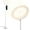 Matte White, variant on Upgraded Floor Lamp, 30W/2600LM  Bright Floor Lamp with Remote Control, Stepless Adjust Color Temperatures and Brightness, Torchiere Standing Lamp for  Room  Office