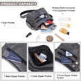 thumbnail image 5 of GAEKEAO Crossbody Bags for Women Soft Leather Large Capacity Multi Pocket Shoulder Purse with Adjustable Strap, 5 of 8