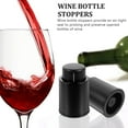 thumbnail image 2 of Shisuyan 2Pcs Wine Vacuum Plugger Useful Wine Stopper Wine Cork Keep Wine Fresh Tool, 2 of 8