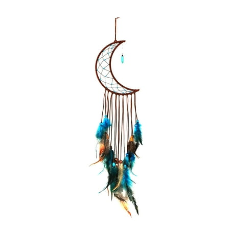 

Mnjin Dream Pendant Wall Decor Stone Handmade Dream Bedroom Boho Home Decor Wedding Decorations Craft Gift B