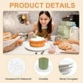 thumbnail image 3 of Uxcell 20 Pcs Cartón Rondas para Pasteles 6" Base para Pasteles para Postres Blanco, 3 of 6
