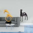 thumbnail image 2 of Figura De Delfín Y Galgo Realista Moderna, Estatua De Resina Coleccionable, Decoración Del Hogar Para Escritorio, Mesa, Estantería, Oficina, Entrada, Armario., 2 of 8