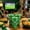 Green, variant on 5 Pcs Soccer Themed Cups, 24 oz Plastic Water Cup Bulk Reusable Football Design Cola Cup with Lid and Straw for Soccer Birthday Party Decoration