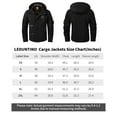 thumbnail image 7 of LEDUNTINO Casual Jackets For Men Lightweight Water-Resistant Jackets Softshell Hooded Jacket Outdoor Windbreaker, 7 of 7