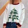 thumbnail image 2 of successthop Christmas Ugly Sweater Women Knit Long Sleeve Tops Crewneck Pullover Knitwear Ribbed Cuff Print Clothes L, 2 of 5