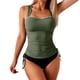 thumbnail image 5 of Trajes de baño para mujer Traje de baño de cintura alta conservador ajustado con fruncido Conjunto dividido Trajes de baño para mujer Trajes de baño para mujer Traje de baño para mujer Trajes de baño, 5 of 9