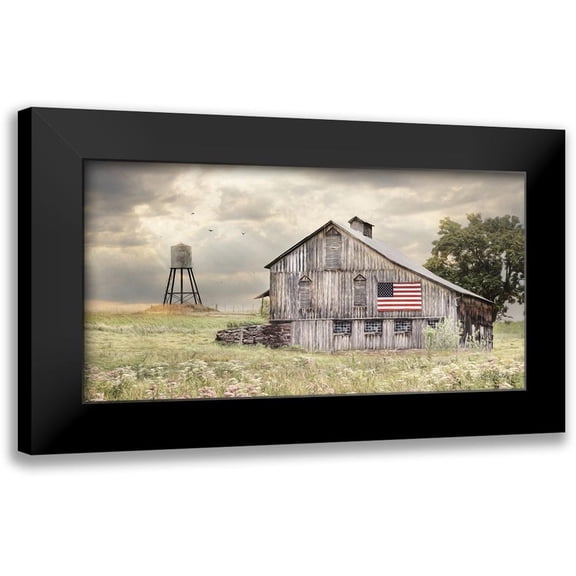 Deiter, Lori 14x9 Black Modern Framed Museum Art Print Titled - Rural Virginia Barn