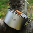 thumbnail image 3 of Pot Suspendu en Titane 1.1l avec Poignée Détachable pour Camping Randonnée, 3 of 7