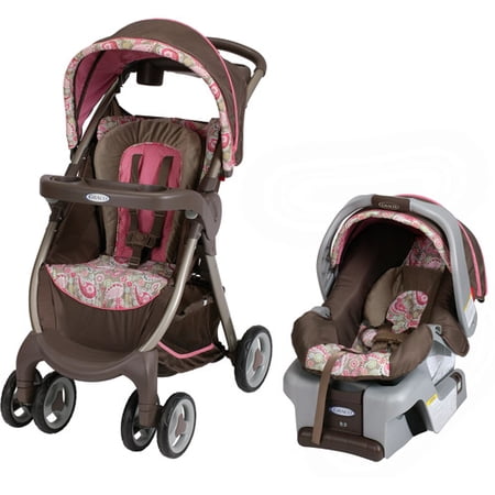 Graco FastAction Fold DLX Travel System with SnugRide 30, Jacqueline