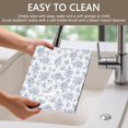 thumbnail image 4 of Placemat, Pioneer Flower Floral Print Pattern Place Mats Table Mat Set Of 2, PVC Washable Placemats for Party Kitchen Dining Decoration, 18x12 Inch, Fade Resistant, 4 of 6