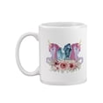 thumbnail image 1 of Unicorn With Gems And Flowers Mug - SPIdeals Designs,, 1 of 4