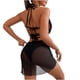thumbnail image 4 of Traje de tres piezas Traje de baño sexy para mujer Ropa de playa Gasa Perspectiva Traje de baño dividido para mujer Fridja  nalpqowj56511, 4 of 8