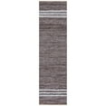 thumbnail image 4 of SAFAVIEH Vintage Leather Grace Striped Area Rug, Silver/Ivory, 5' x 8', 4 of 8