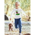 thumbnail image 2 of Green Caterpillar On Leaf Long Sleeve Toddler -Image by Shutterstock,  2 Toddler, 2 of 4