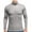 Gray, variant on Mens Sweater Slim Jacket Pullover Casual Turtleneck Mens Cardigan Sweater Coffee 2XL(US:12)