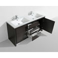 thumbnail image 7 of Alma Allier 60" Gloss White Double Sink Vanity With A Integrated Sink, 7 of 7